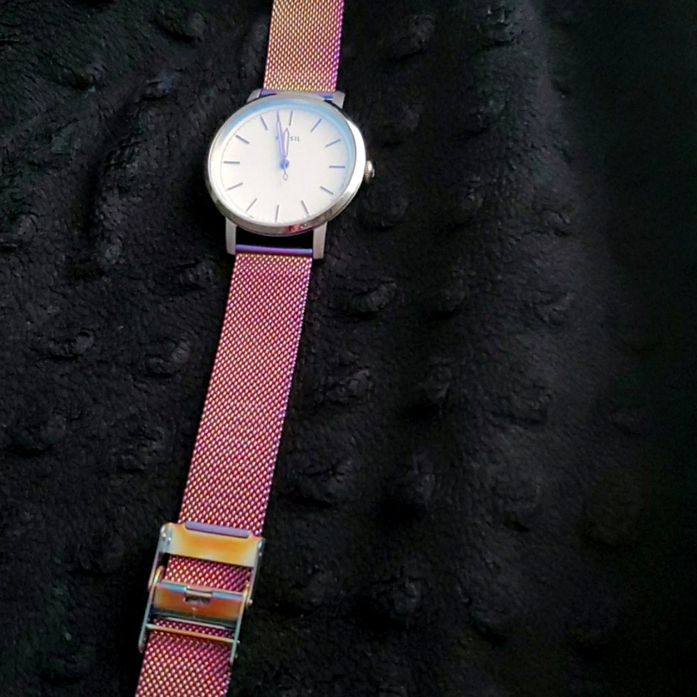 Fossil Iridescent watch
